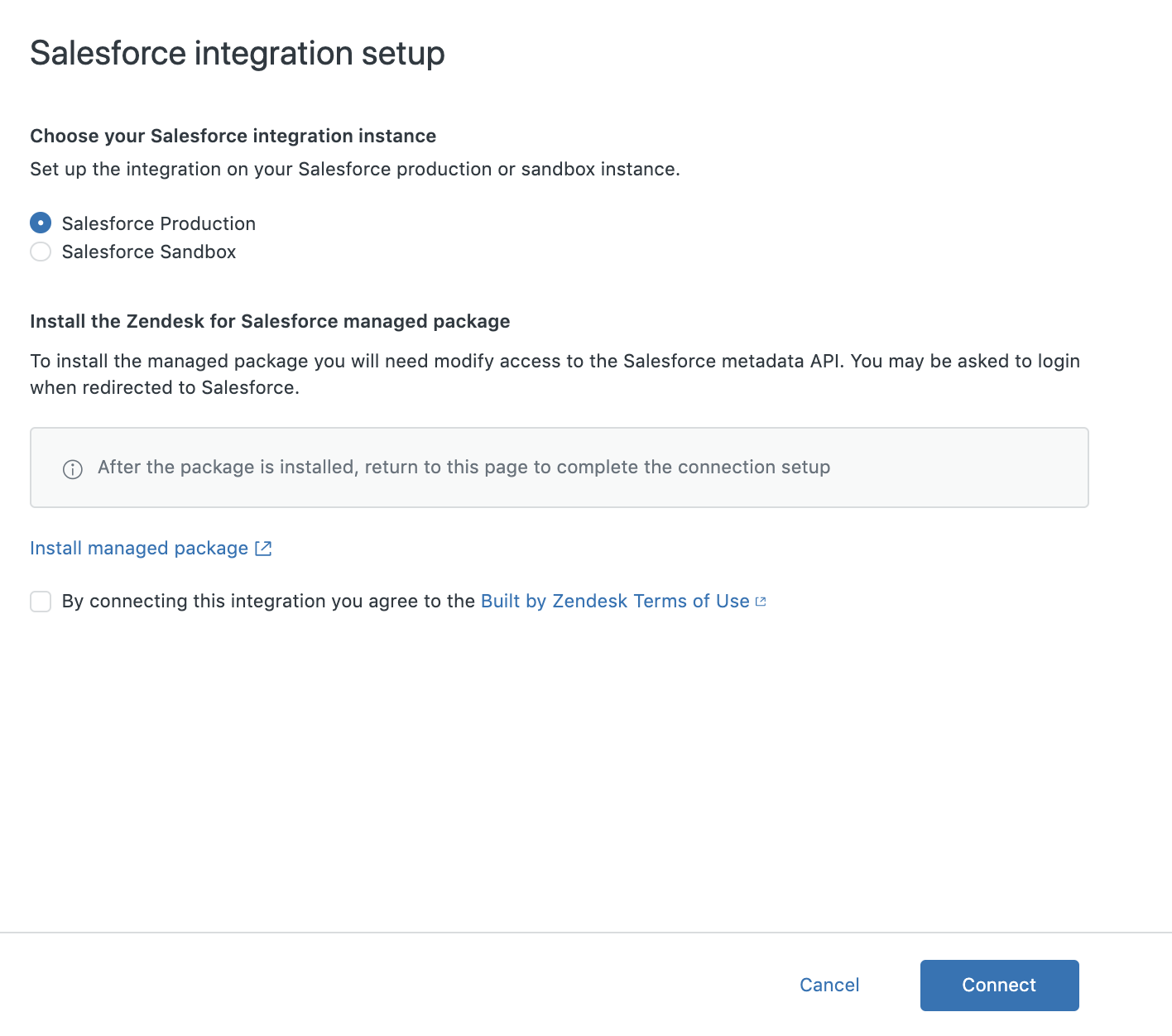Salesforce Integration Setup