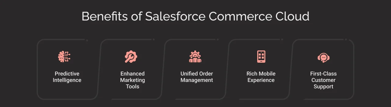 benefits of salesforce commerce cloud dark