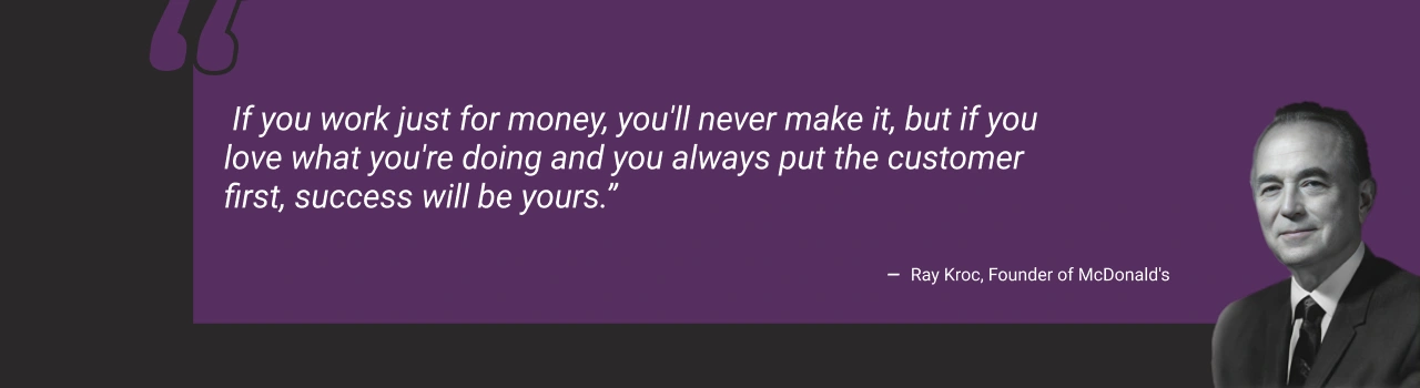 Building Authentic Relationships by Ray Kroc - Founder of McDonald Dark