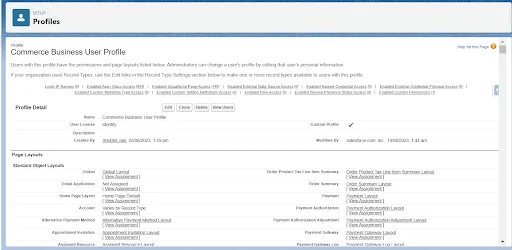 Clone the Identity User profile