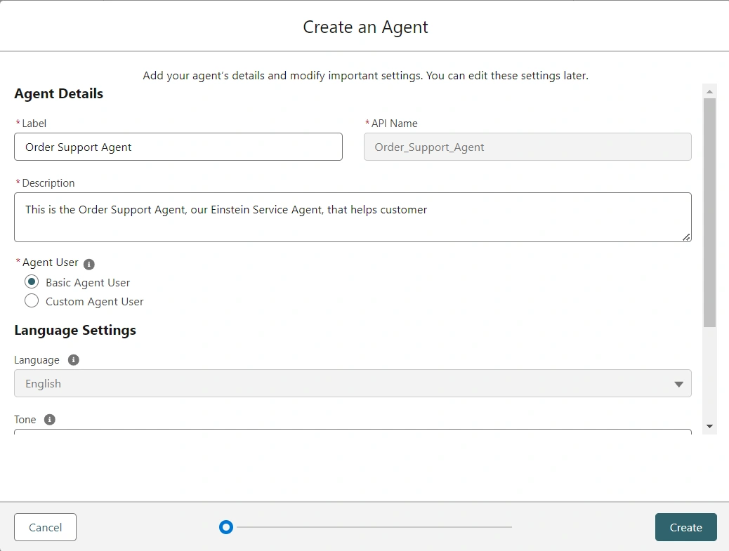 Create an Agent Img