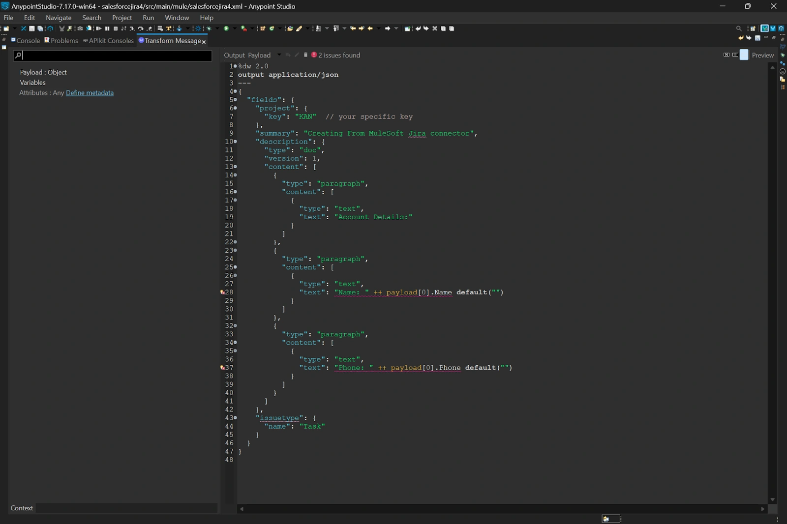 Create JSON structure as per your need