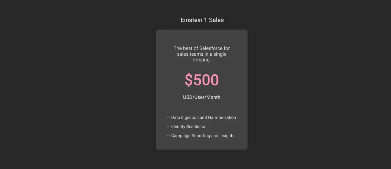 Data Cloud for Sales Cloud Cost