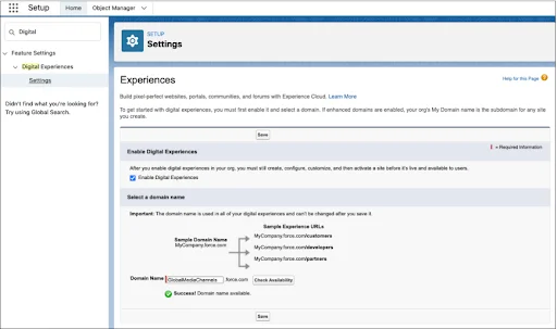 Enable digital experiences