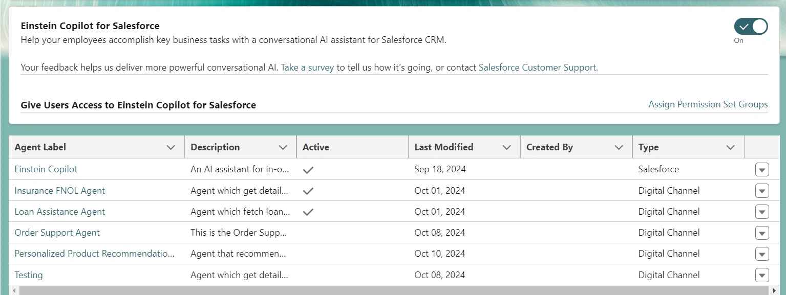 Enable Einstein Copilot for Salesforce Img