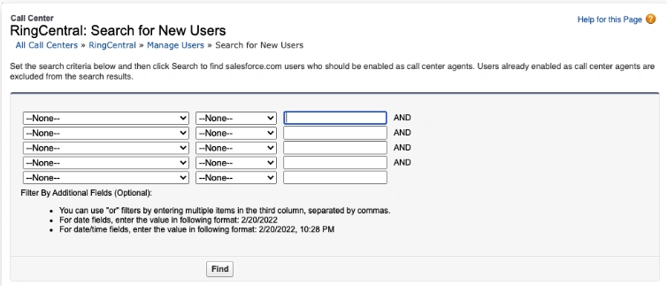 Enter all the information from the drop-down menus
