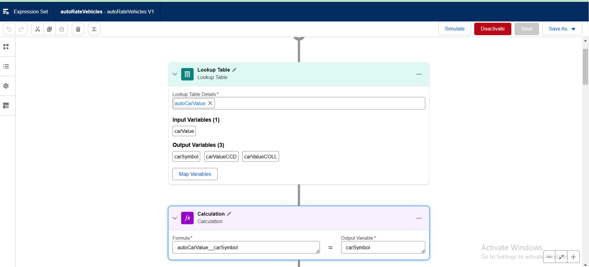 Expression set creation