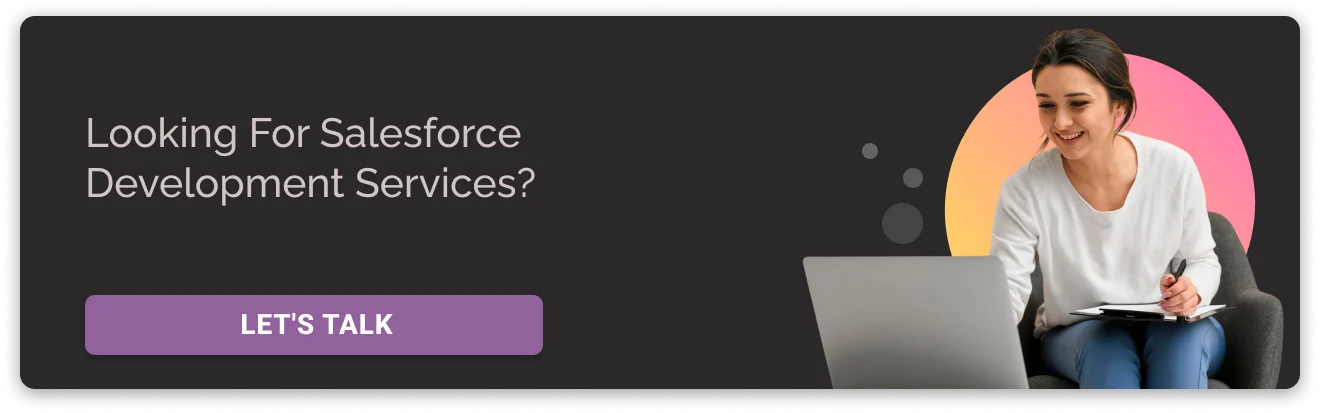 get started with salesforce development services dark