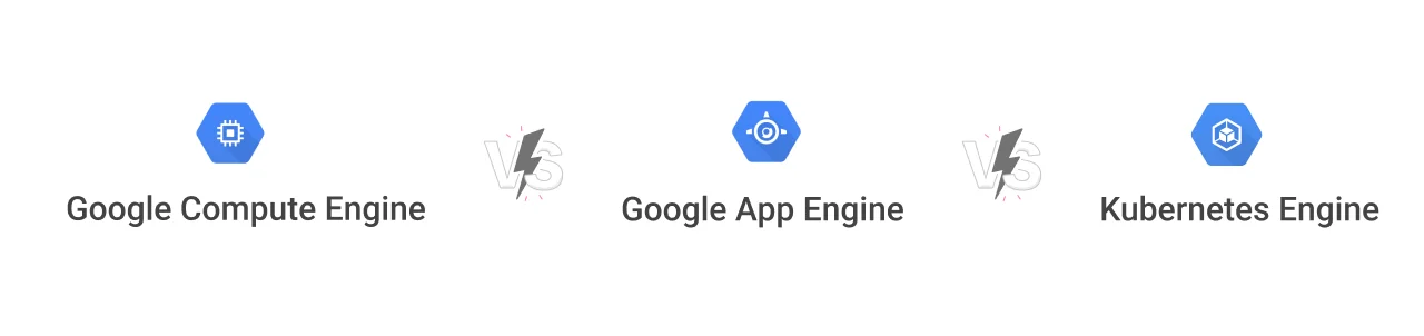 Google Compute Engine Vs. Google App Engine Vs. Kubernetes Engine