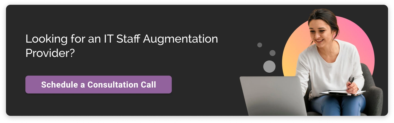 it staff augmentation contract cta dark