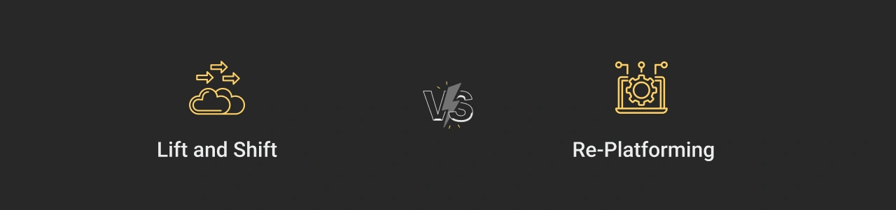 Lift and Shift vs. Re-Platforming Dark Img