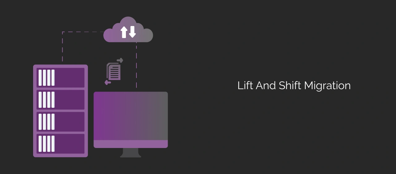What Is Lift And Shift Migration Dark Image