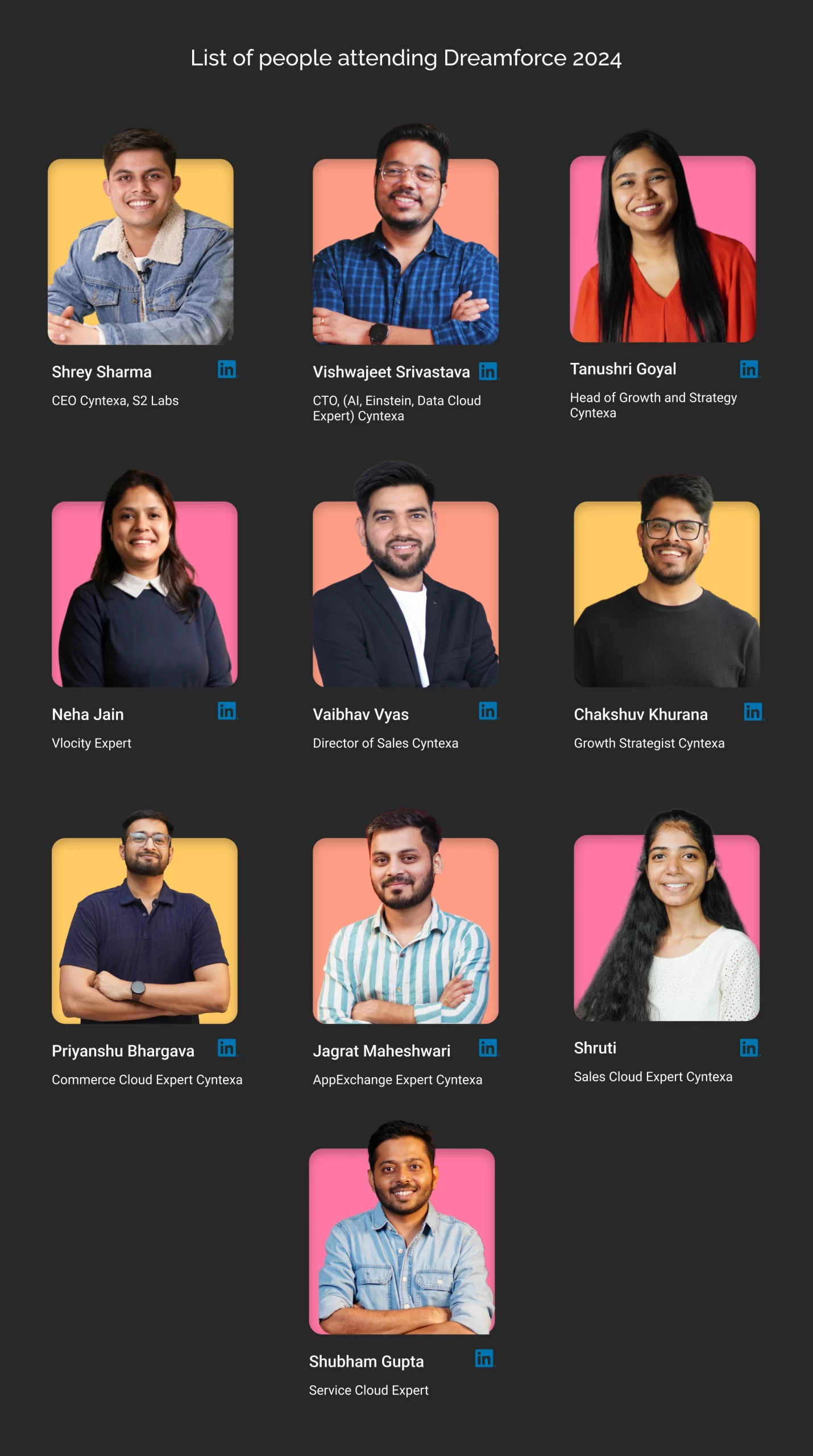 List of People Attending Dreamforce 2024 dark Img