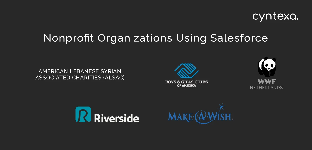 non-profit organizations using Salesforce dark mode image