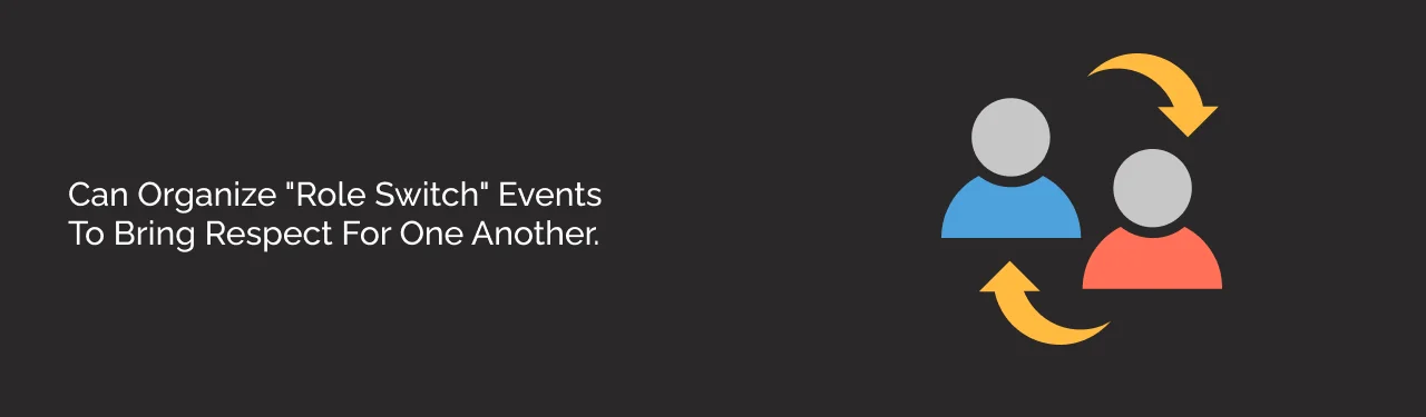 Promote team building activities dark