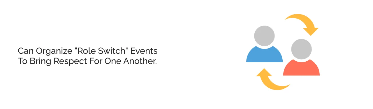 Promote team building activities