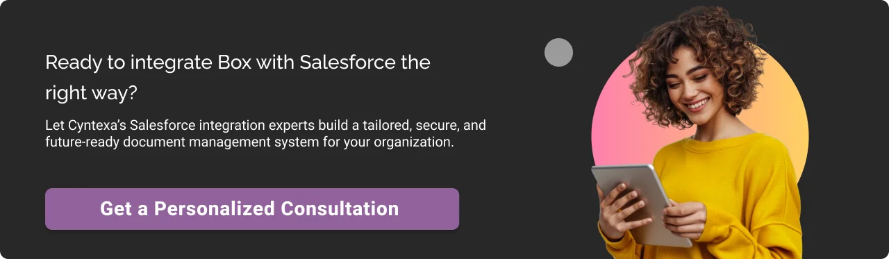 Integrate Box with Salesforce the right way Dark CTA