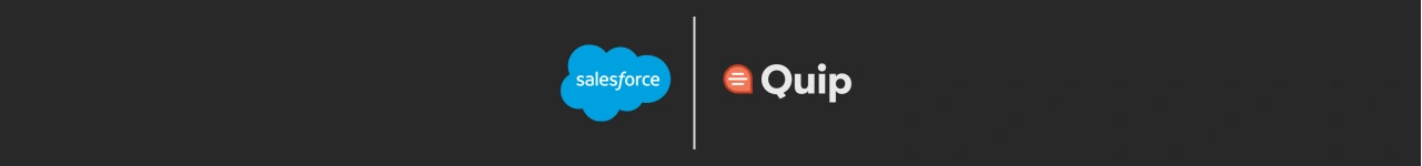 Salesforce and Quip Acquisition Dark Img
