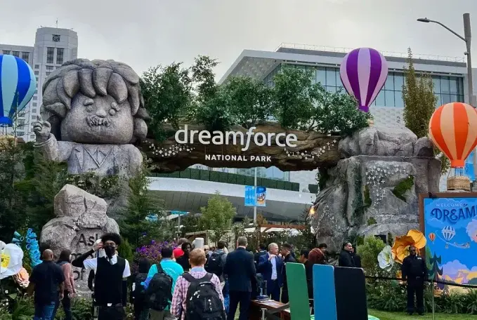 Salesforce Celebrates 20 Years Of Togetherness Dreamforce 22 Banner