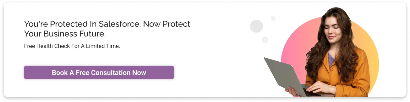 Salesforce, data security cta light