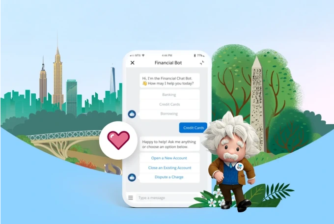 Salesforce Einstein ChatBot banner