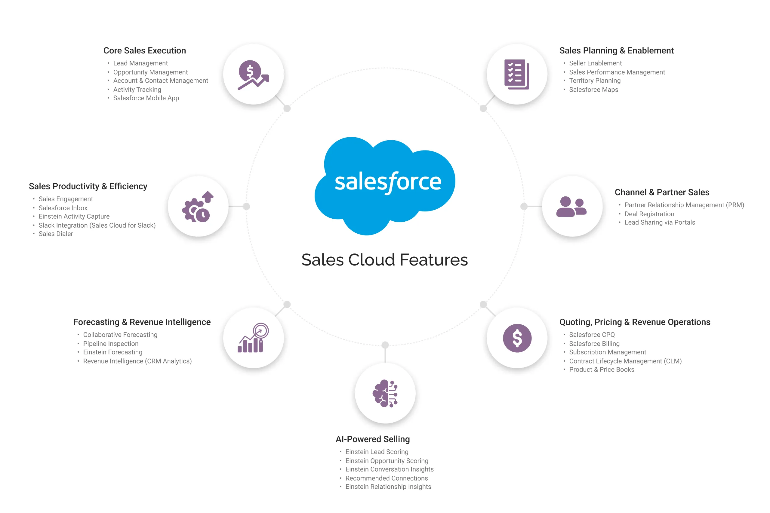 Sales Cloud Features light