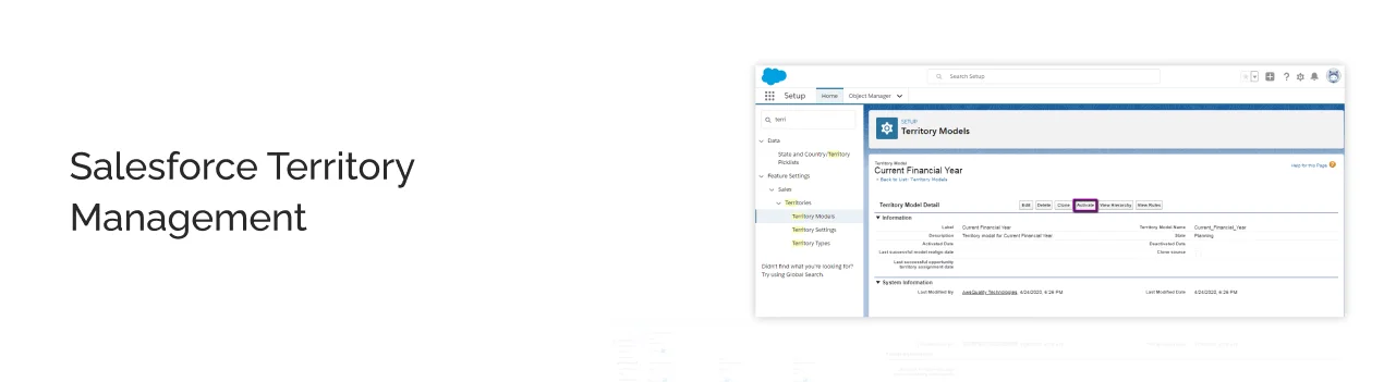 Salesforce Territory Management