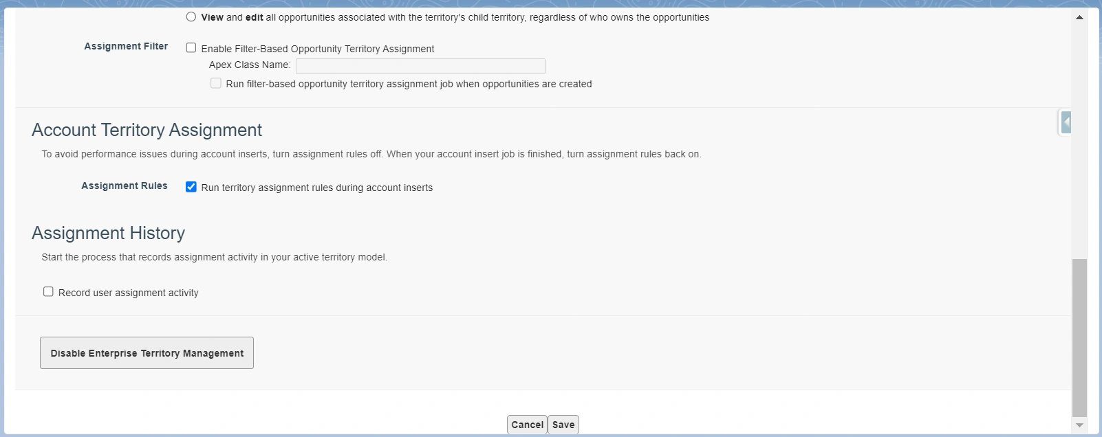 Select Level Of Options As Per Need And Click Save