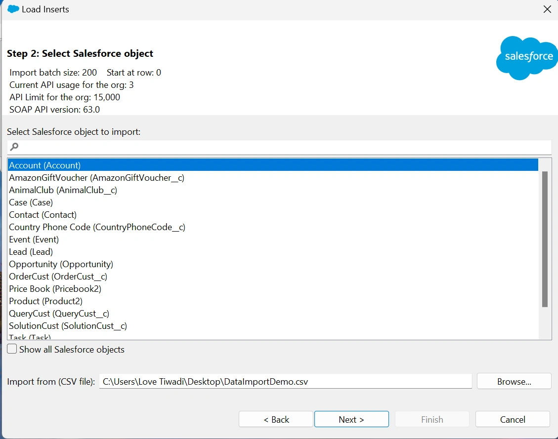 Select the object to insert update img.