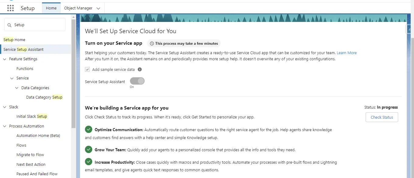 Service Cloud Implementation Step 3