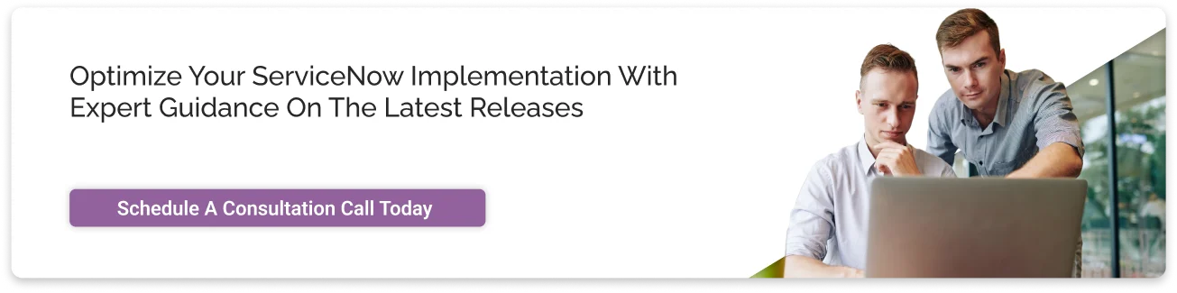 ServiceNow releases blog cta