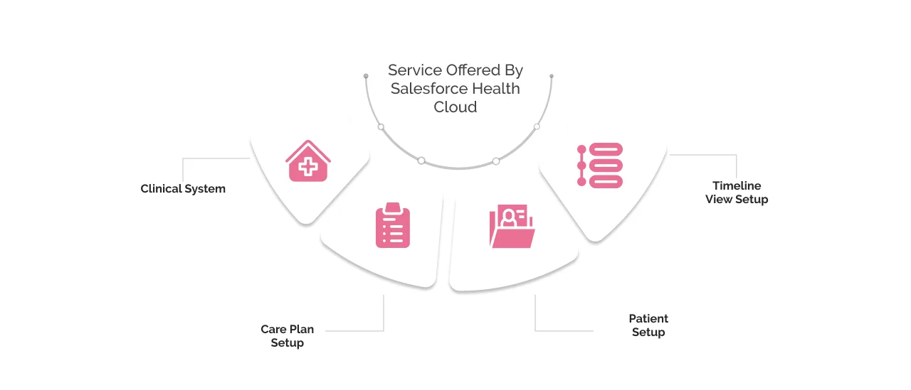 Services offered by Salesforce Health Cloud