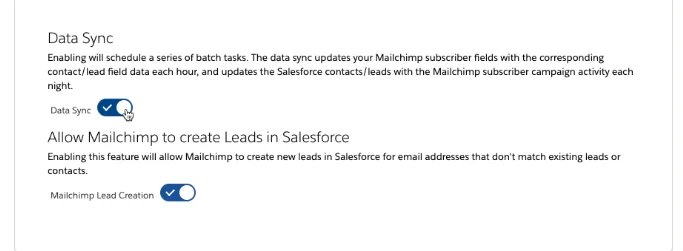 start the sync process