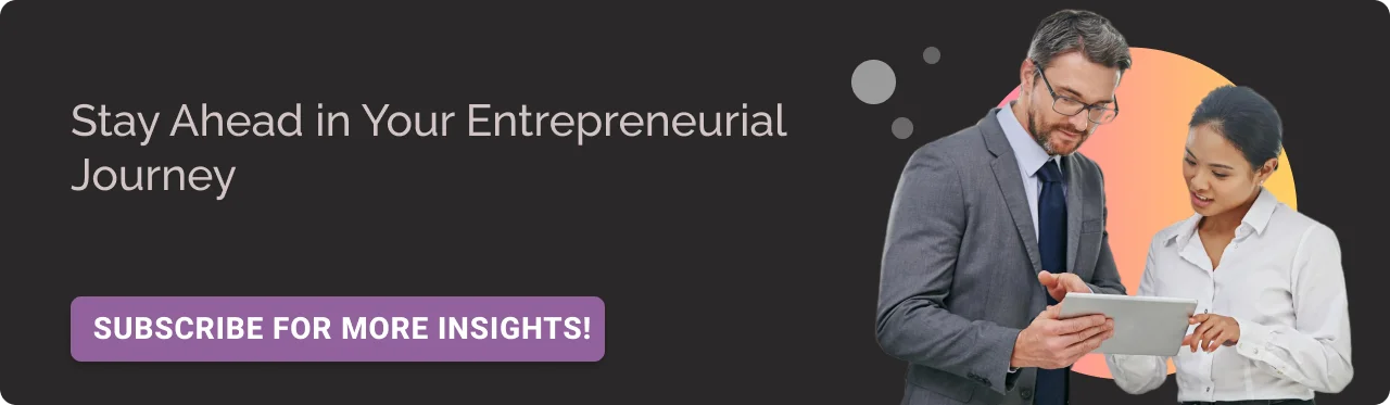 stay ahead with your enterpreneurial journey cta dark