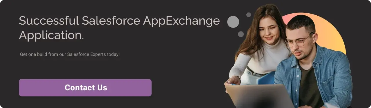 Salesforce AppExchange Application development cta