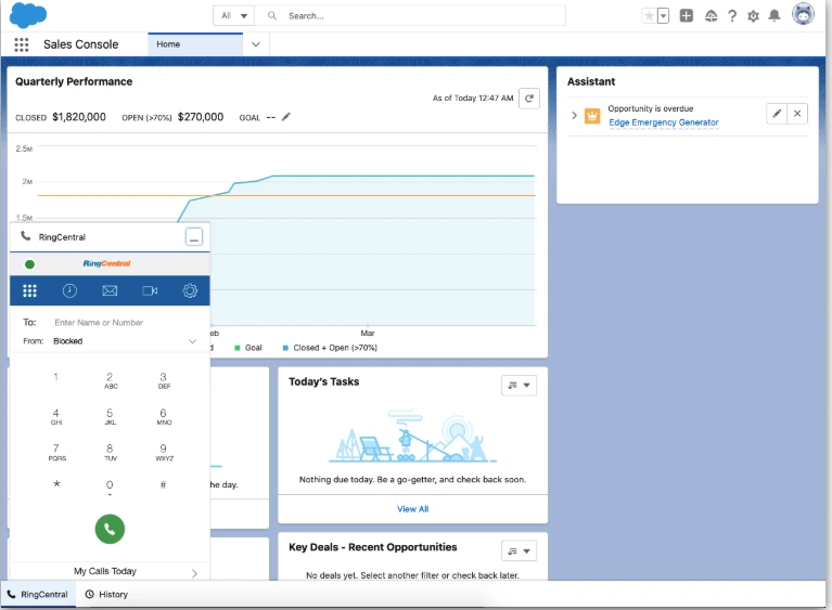 The phone app has been successfully added