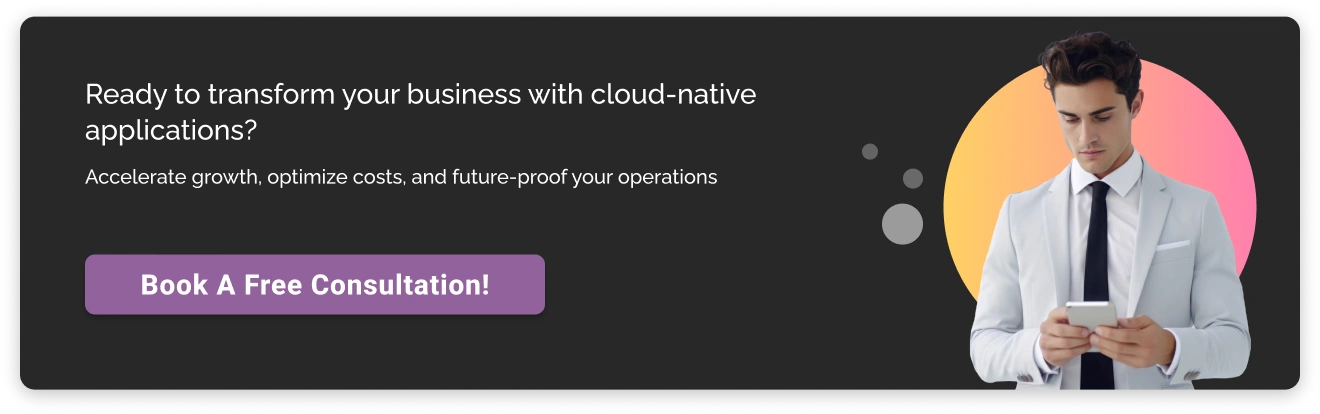 Transform Your Business with Cloud Native Applications Dark CTA Img