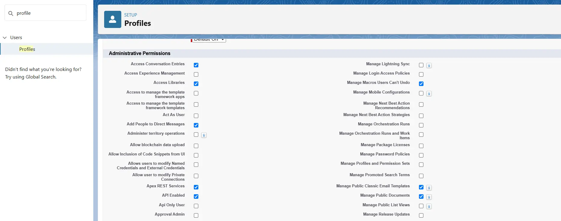 Under tab administrative permissions enable - API enabled, Manage public documents, manage public templates, Edit HTML templates