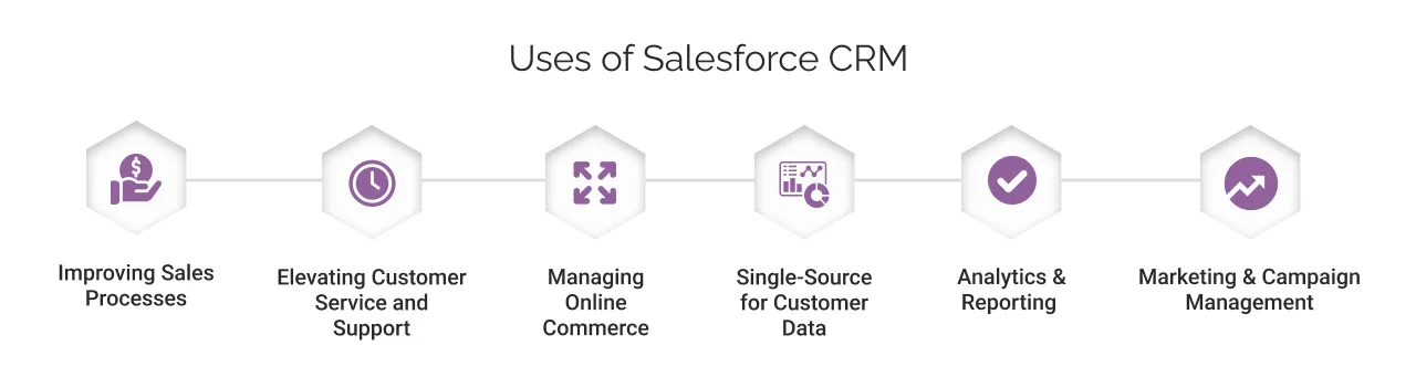 uses of Salesforce CRM