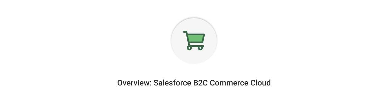 what is salesforce b2c commerce cloud