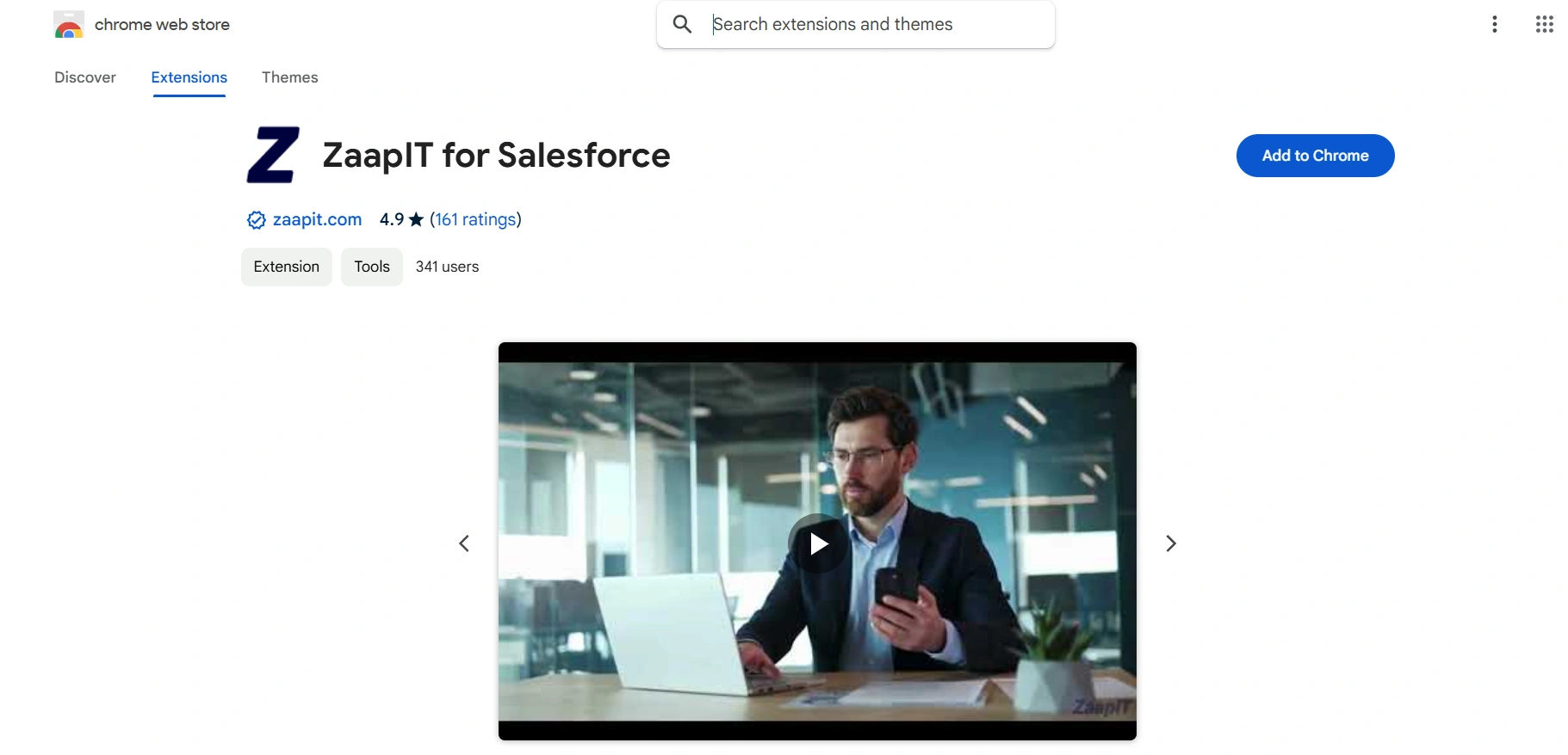 ZaapIT for Salesforce Chrome Extension Img